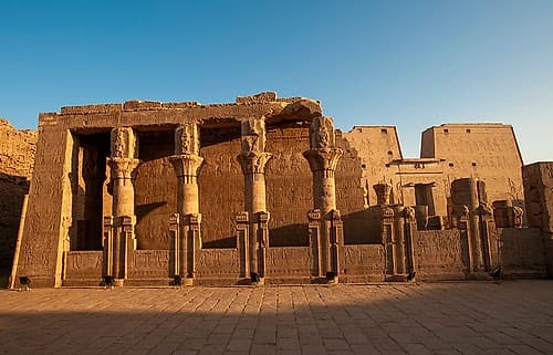 Africa, Egypt, Aswan. The Temple of Edfu. Art Print